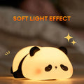 Cute Panda Night Light Silicone Soft Lamp Portable And Child Safe Bedside Light Reliable