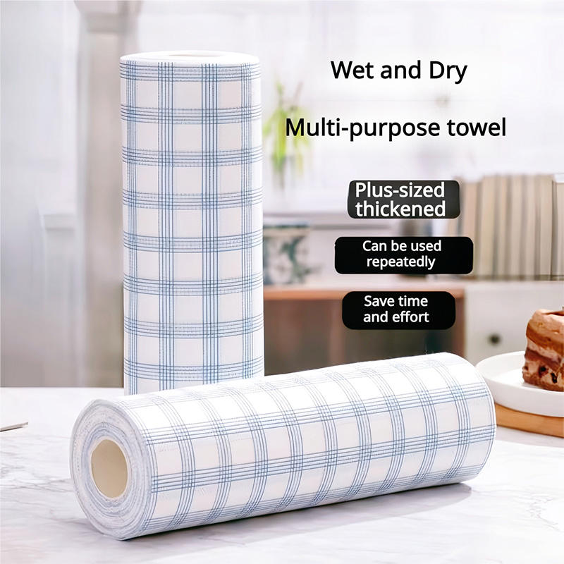Reusable Kitchen Cleaning Wipes Roll – Washable, Absorbent & Eco-Friendly Multi-Purpose Cleaning 50 Sheets